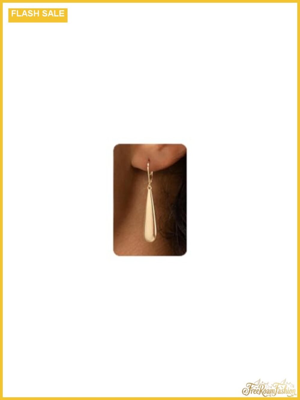 14K Gold Plated Dangle Earrings Leverback Drop Minimalist